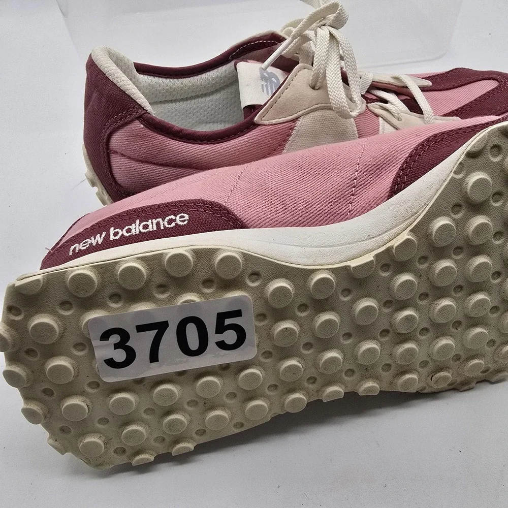 New Balance 327 Shoes Youth Size 6 Pink Suede Colorblock Sneakers GS327DK